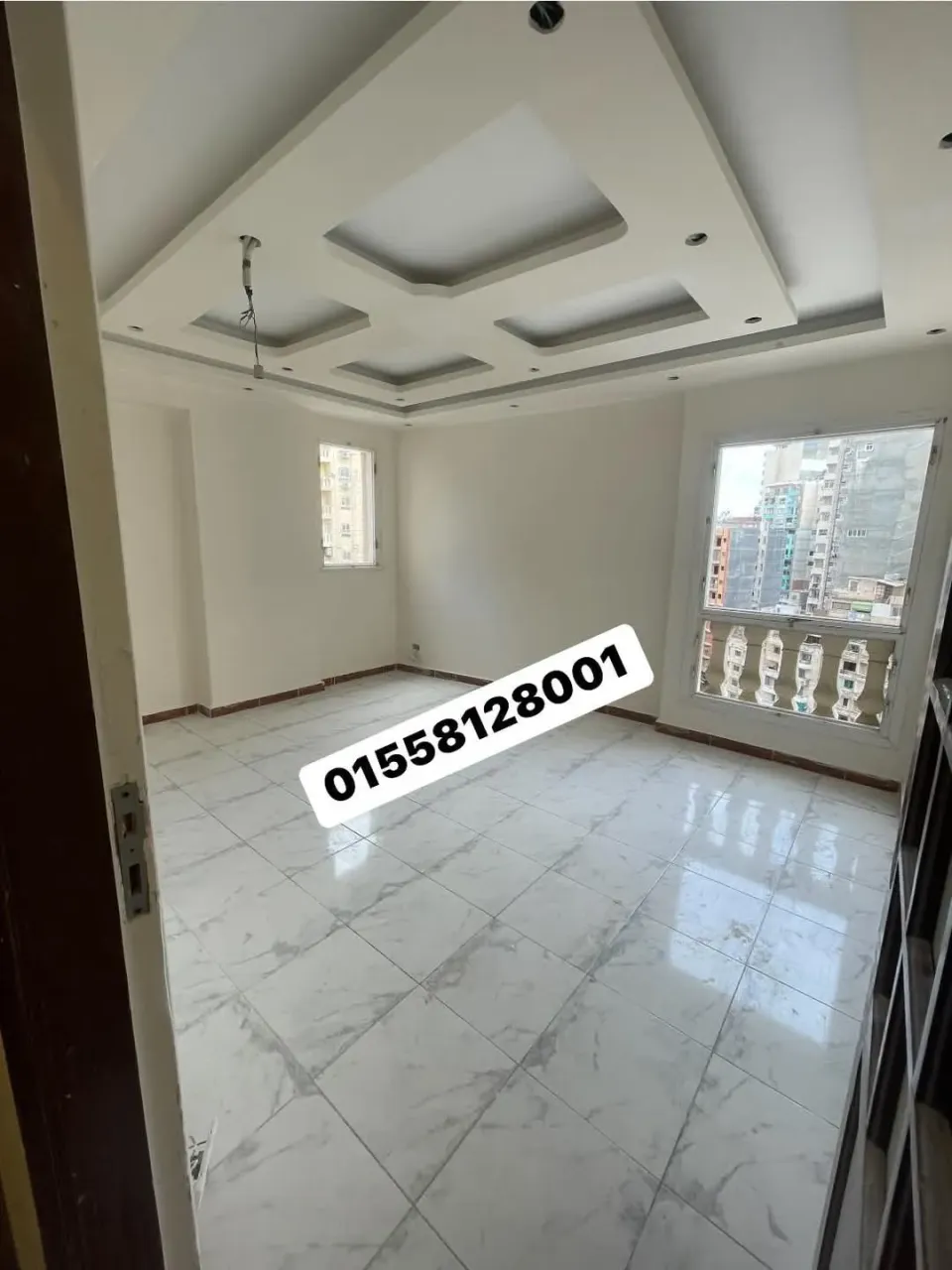 الشقه ناصيه فيو مفتوح مش مجروحه جميع مطلات