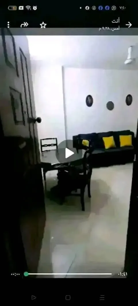 شقه مفروشه للايجار باول فيصل قريب معرض الابيض