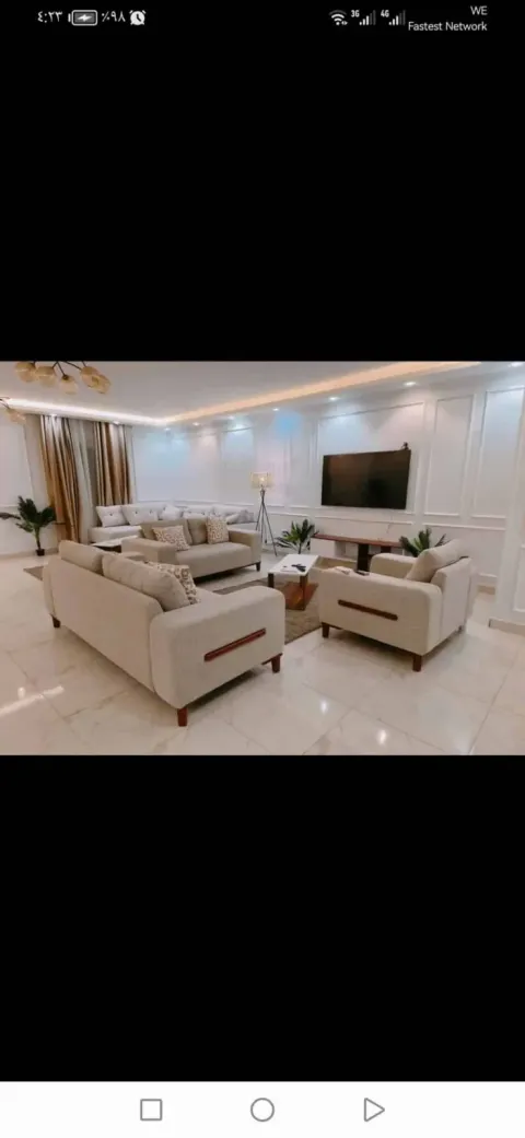 متاحه الان شقه مفروش زيرو أول سكن