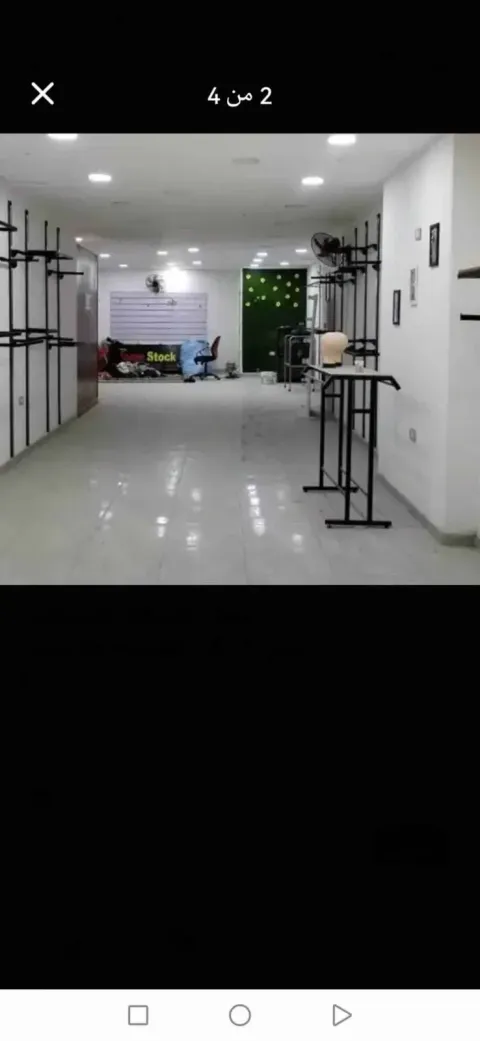 محل للايجار 60 م الهضبه الوسطى المقطم الحى الرابع