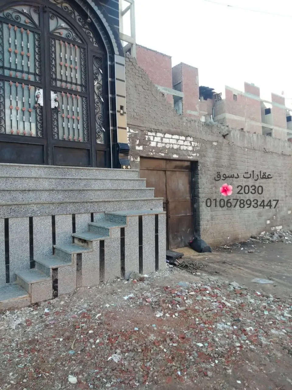 قطعه ارض مرخصه للبيع 135 متر على شار