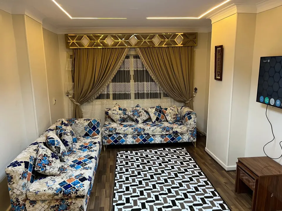 للإيجار شقه مفروشه سوبر لوكس احمد عرابي المهندسين ✨
