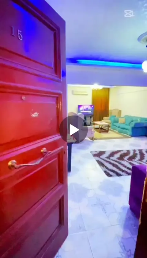 شقةمفروشةللايجار 3نوم و3 حمام تفرعات البطل احمد عبد العزيز المهندسين