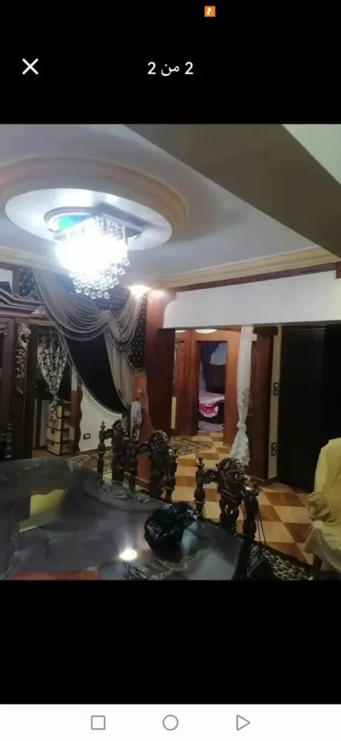 شقةللبيع فشباب الخريجين الزهور ثلاث غرف دور اخير توضيب لوكس