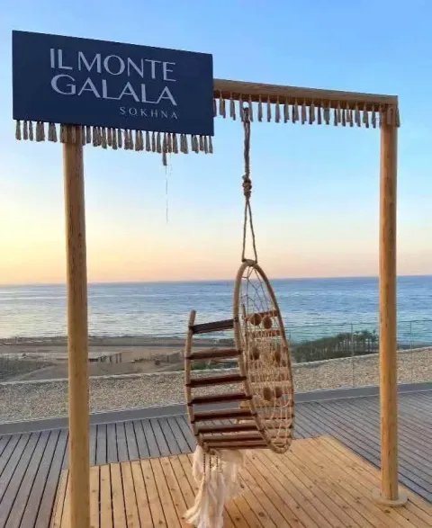 شاليه للبيع بالتقسيط في قرية المونت جلاله العين السخنه