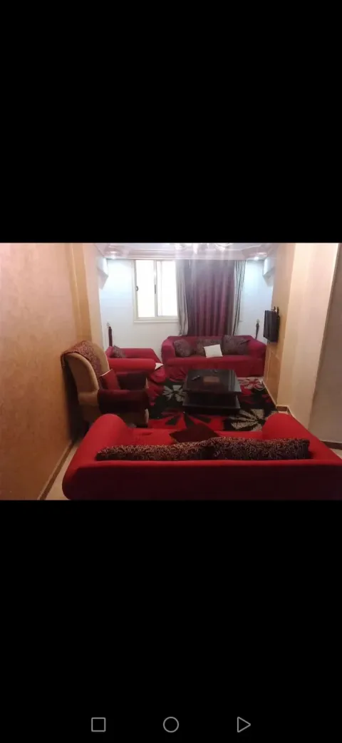 متاح الان شقه مفروشه فرش فندقي سوبر لوكس