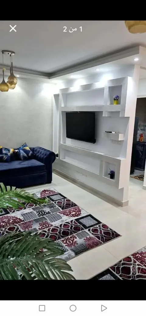 شقه ايجار مفروش بمدينتي b6 📌مساحه 89 متر