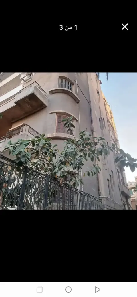 للبيع عقار ف مصر جديده عقار خالي من السكان