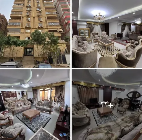 للايجار مفروش بجوار جنينة مول شقة 200م عمارة سعودى