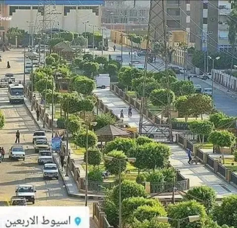 شقةبالاربعين شارع البوسطة غرفتين وصالة ومطبخ وحمام دور خامس