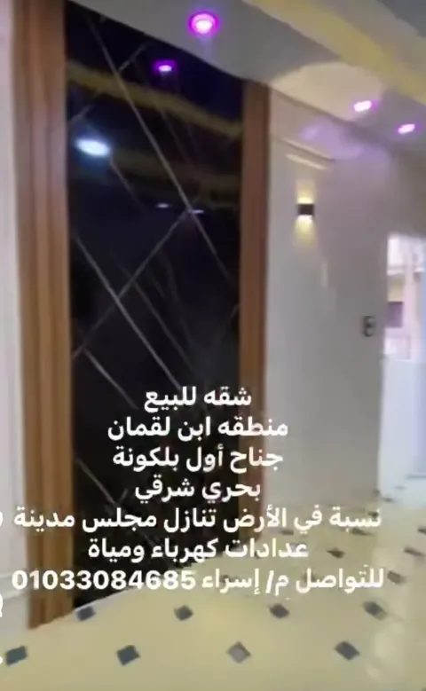 شقه للبيع منطقه ابن لقمان المنصورة