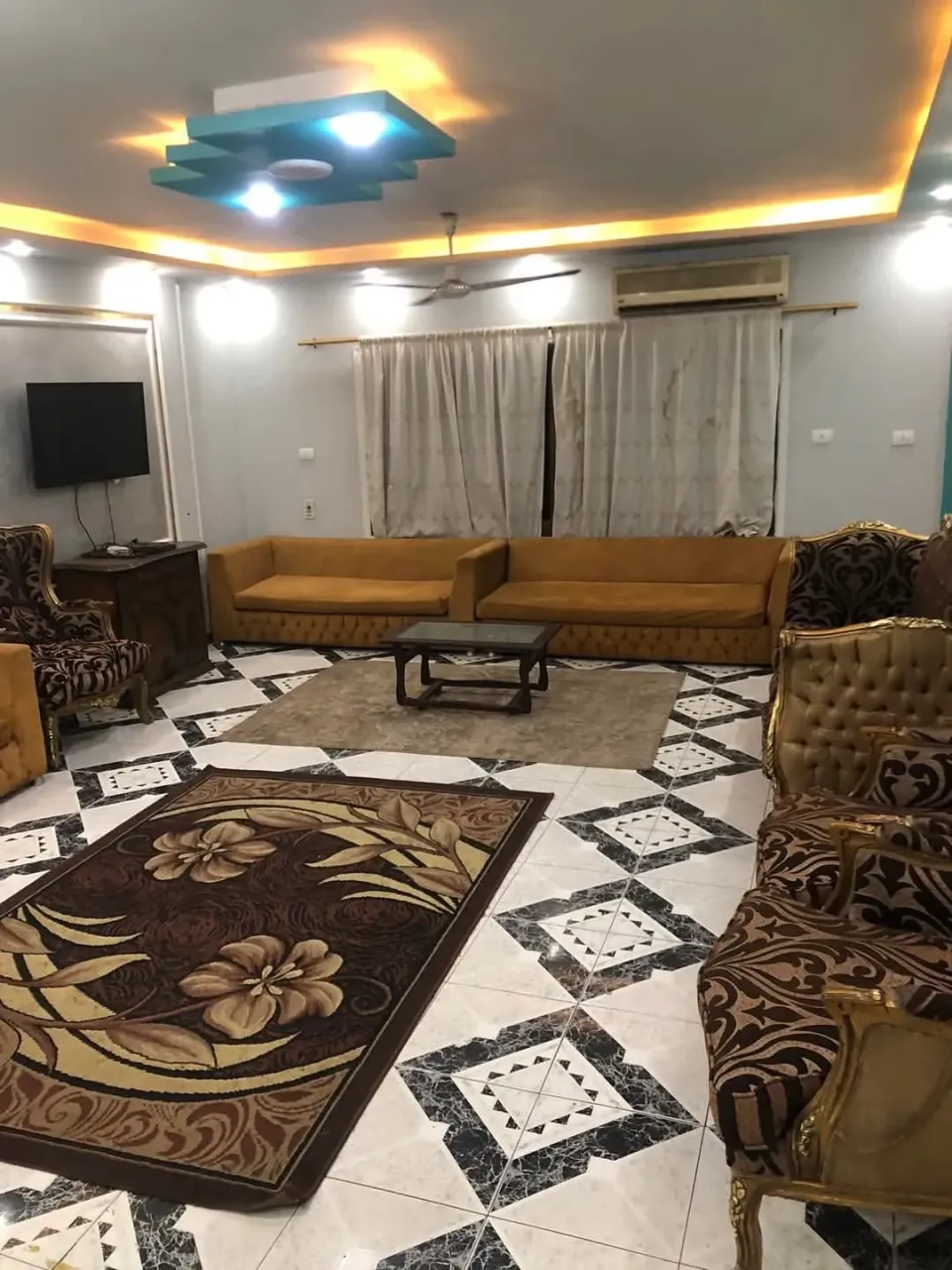 شقه مفروشة للايجار فالمهندسين شارع الانشراح متفرع من شارع السودان