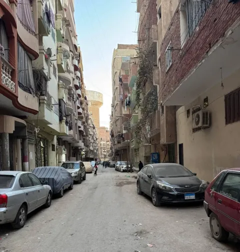 شقة للبيع ف العبودي شارع جلال الخطيري بالفيوم