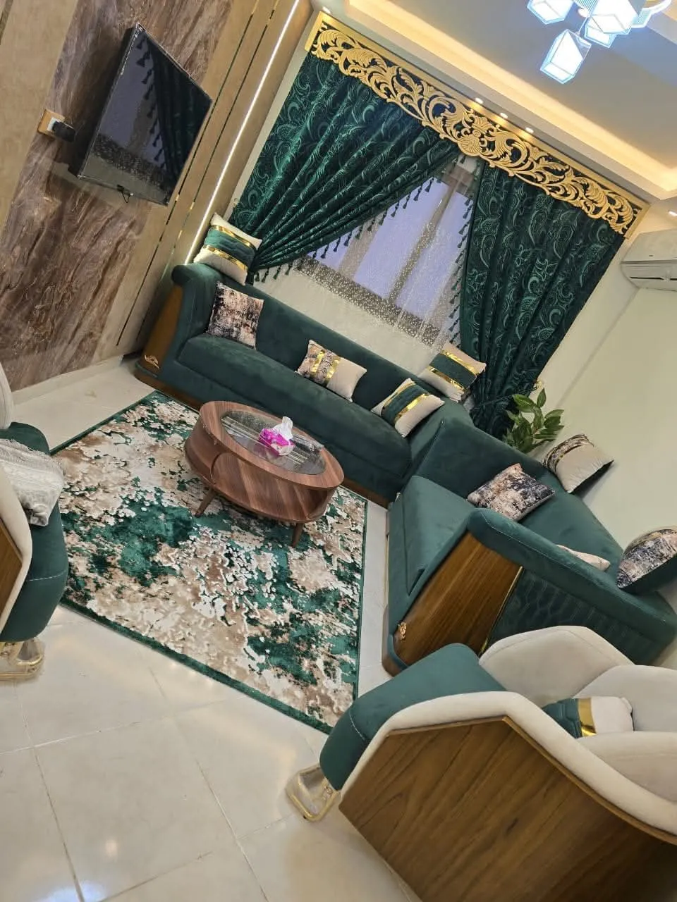 متاح إن شاء الله أاووول سكن مجهزة بالكامل للإيجار