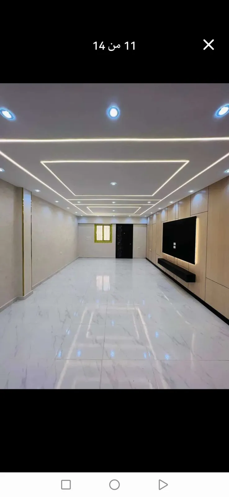 شقةارضي بمدخل خاص مدخل أفراد و سيارات 170م واجهه