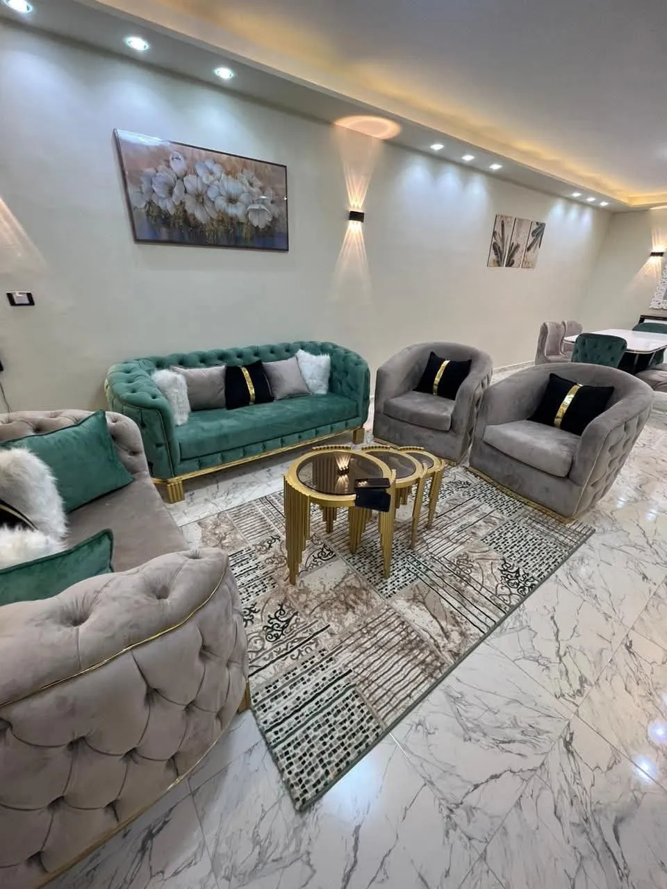 شقه فندقيه للايجار عمارات رامو الدور الرابع ٢اسانسير