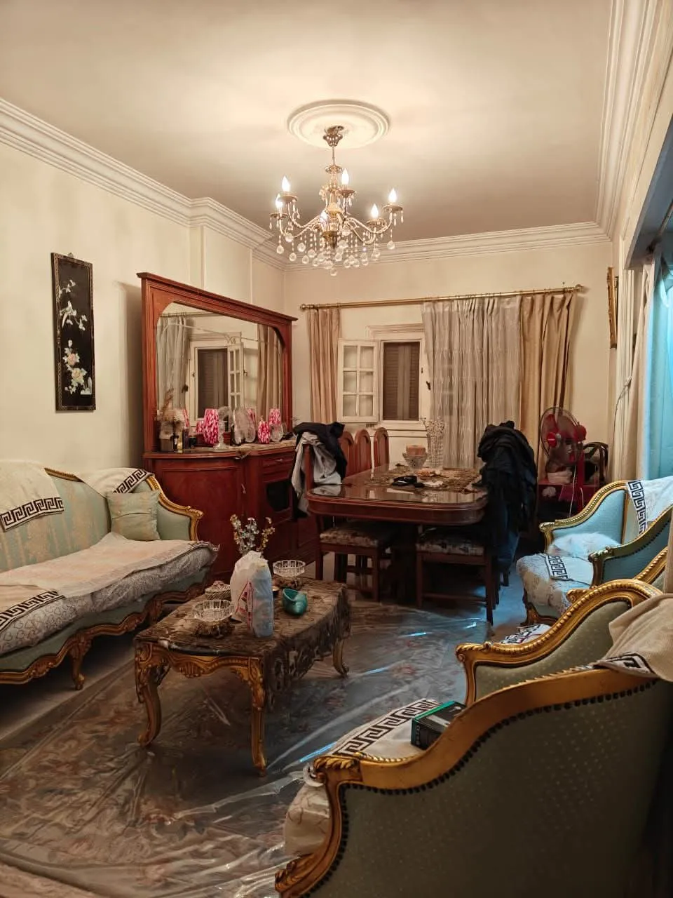 شقةتمليك للبيع لقطةجانبي من ش التلاتيني فيصل قريبةمن ميدان الساعه
