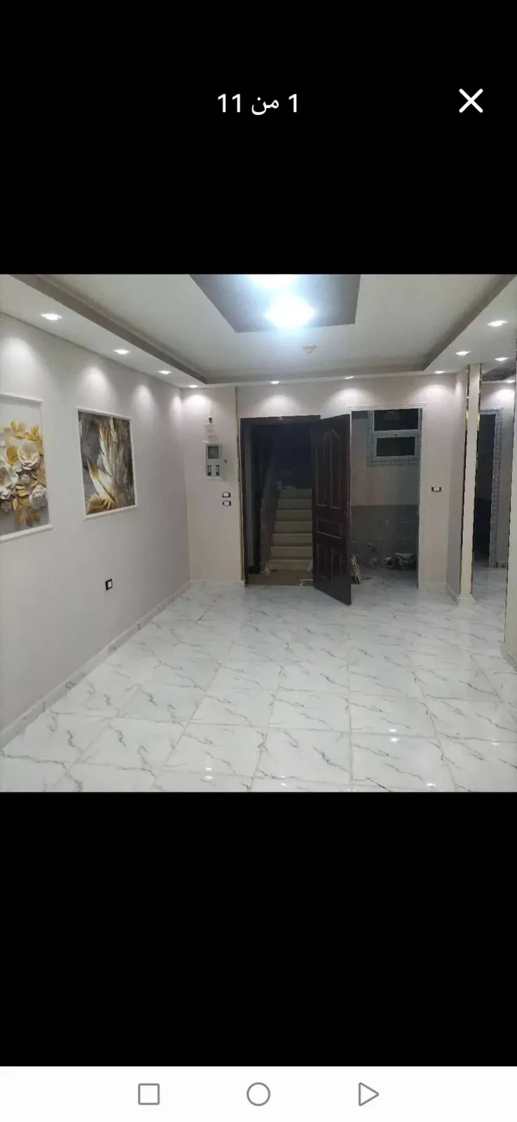 شقه تمليك ثلاثه غرف ورسبشن ومطبخ وحمامين الدور السادس
