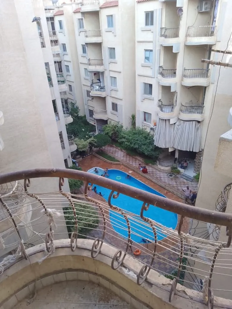 شقه_في_كومباوند فيو حمام سباحة🏊