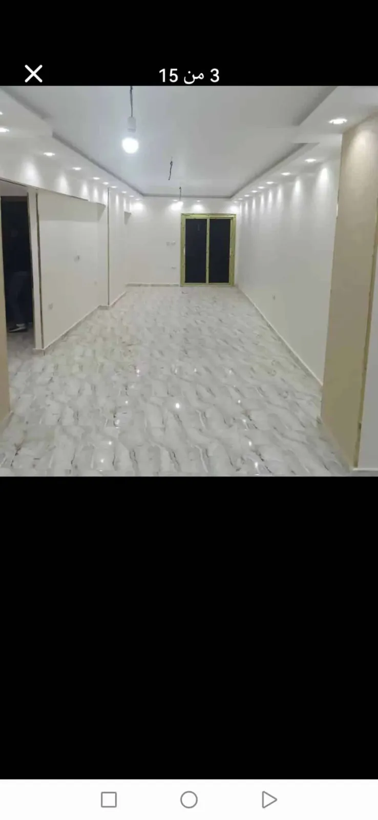 شقه للايجار تشطيب سوبر سوبر لوكس مدخل رخام سلم