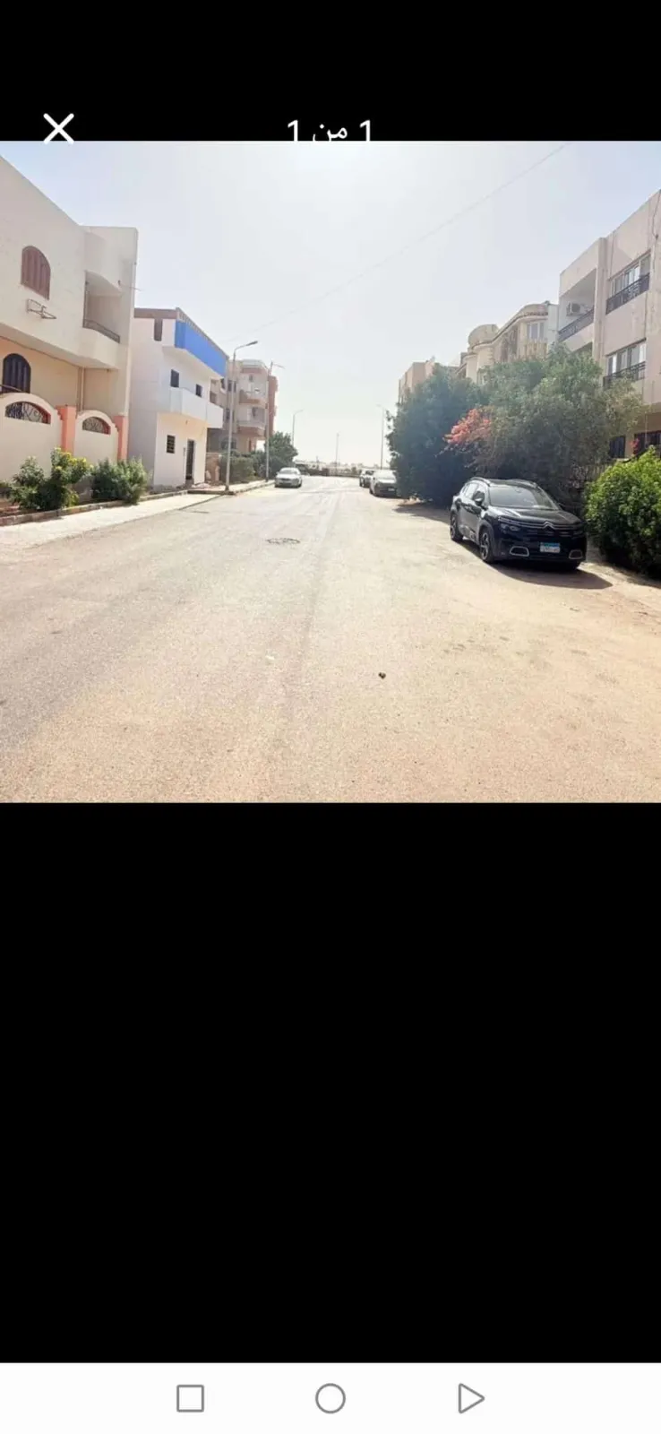 شقه للايجار ف الهلال علي البلاط متشطبه بالغردقة