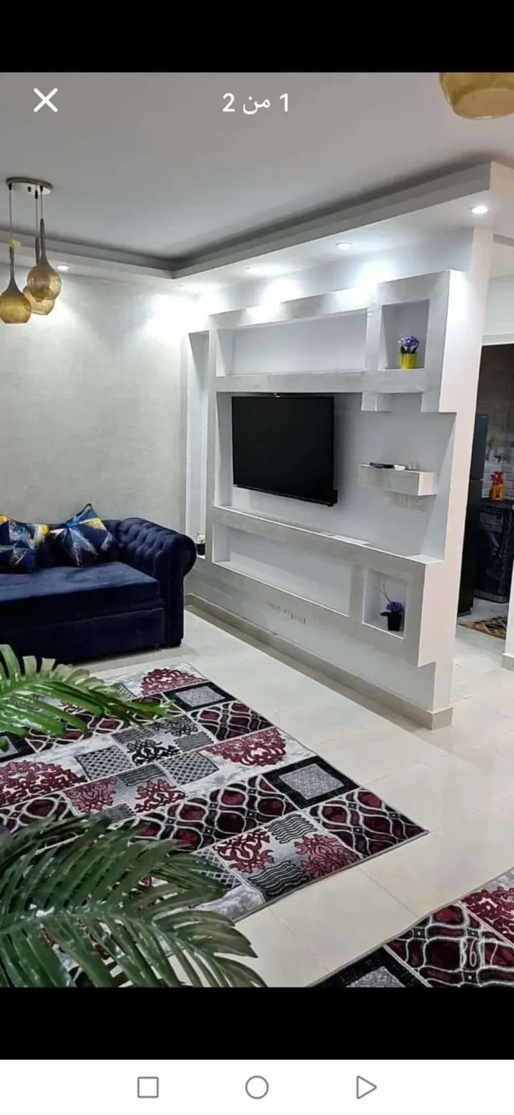 شقه ايجار مفروش بمدينتي b6 📌مساحه 89 متر