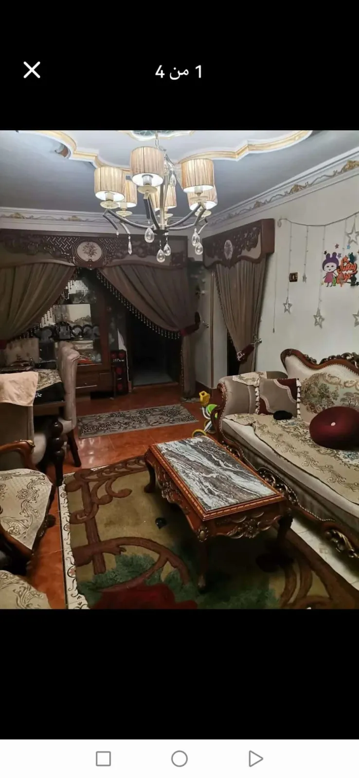 للبيع الحريه الكبيره ثانى علوى سوبر لوكس الشقه الناصيه